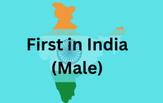 First in India (Male)
